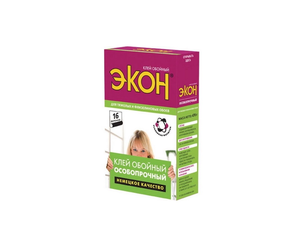 Купить Клей обойный Экон Флизелиновый 470г                                                                 