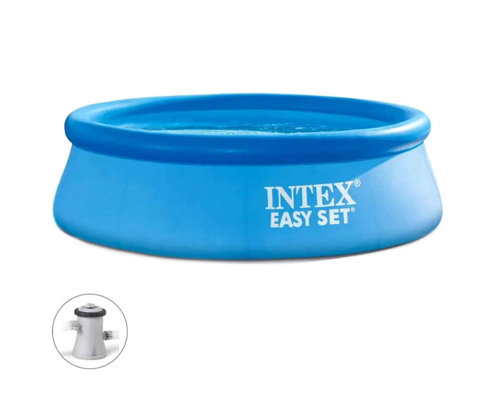 Купить Бассейн надувной 305х76см INTEX Easy Set с фильтр-насосом 28122NP                                   