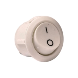 Купить Выключатель механический врезной белый AKS                                                          