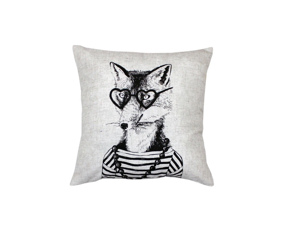 Купить Подушка декоративная MATEX BIBOP ЕНОТ В ОЧКАX 40x40                                                 