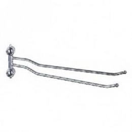 Купить Вешалка двойная  Атлантика 38 см. хром, 280010                                                      