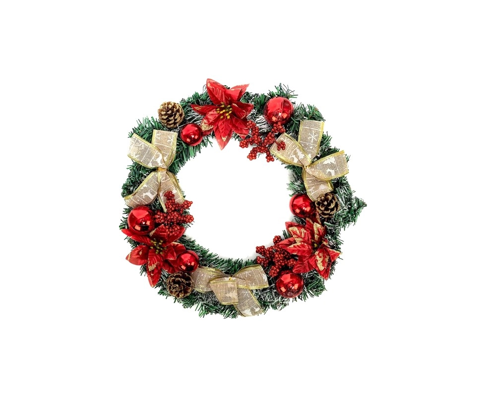 Купить Рождественский венок 40см VT19-20424                                                                