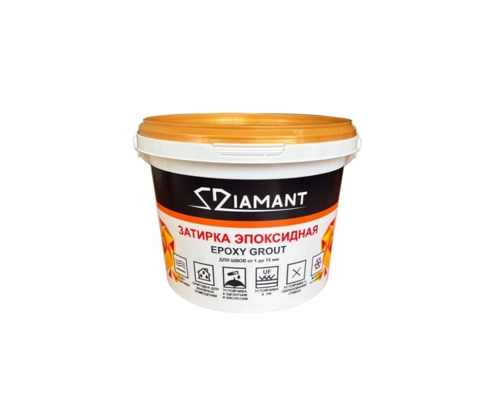 Купить Фуга эпоксидная двухкомпонентная Диамант COLOR 1кг                                                  