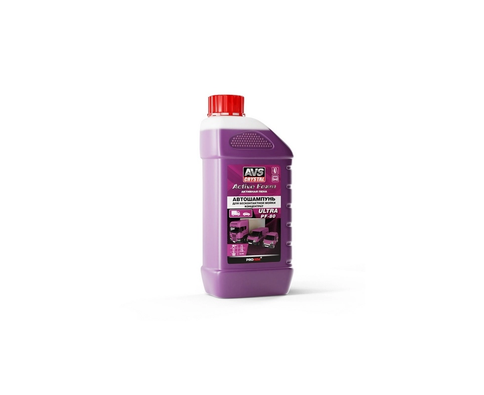 Купить Автошампунь для бесконтактной мойки AVS Active Foam 1:8-12 PF-80 ULTRA 1л                           