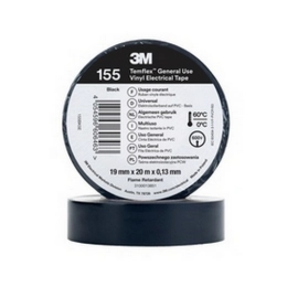 Купить Изолента 19мм*20м*0,13мм черная Temflex 155 3M                                                      