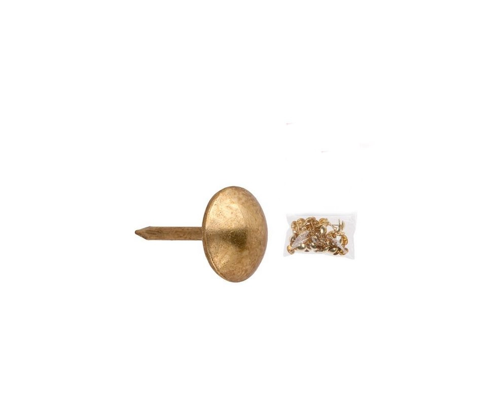 Купить Гвозди декоративные Сфера 9.5мм 1.3х16мм золото упаковка 50шт STARFIX                               