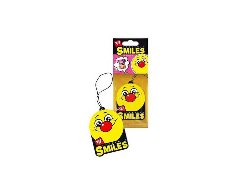 Купить Ароматизатор бумажный SMILES BUBBLE GUM т.м.FRESH WAY                                               