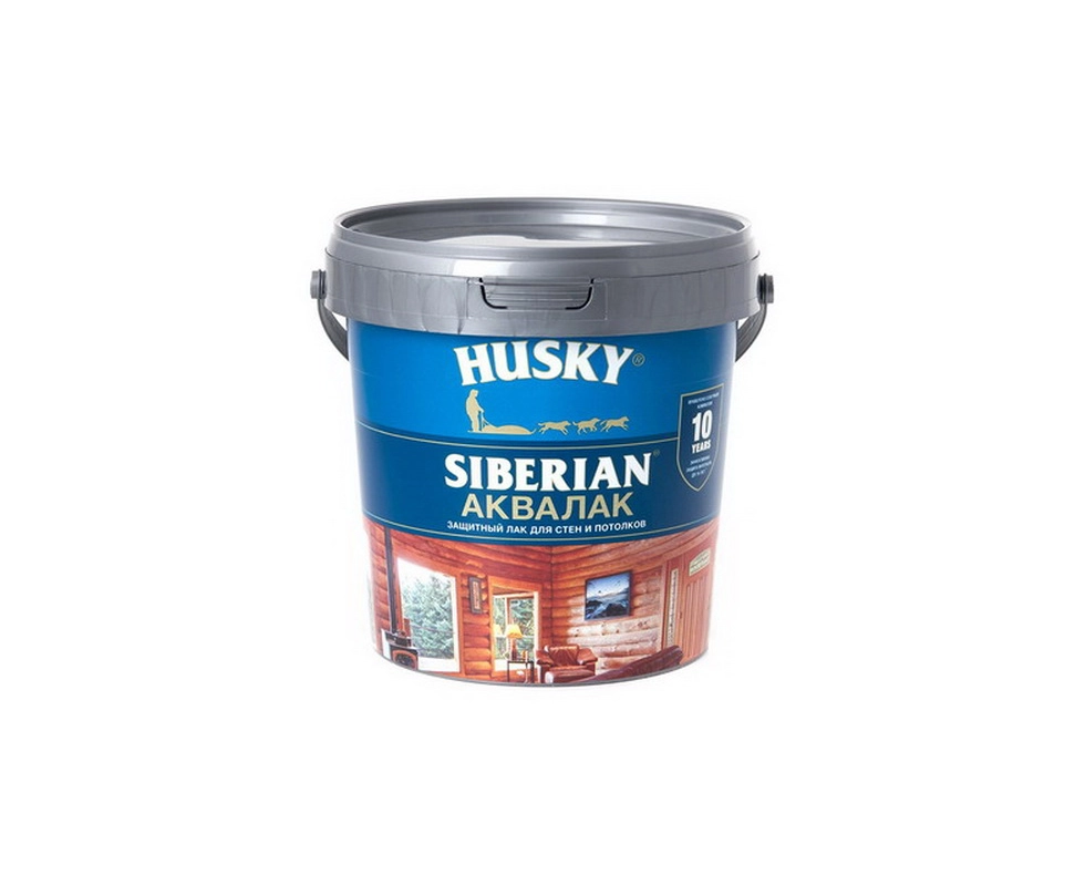 Купить Аквалак водный HUSKY Siberian бесцветный 0,9л                                                       