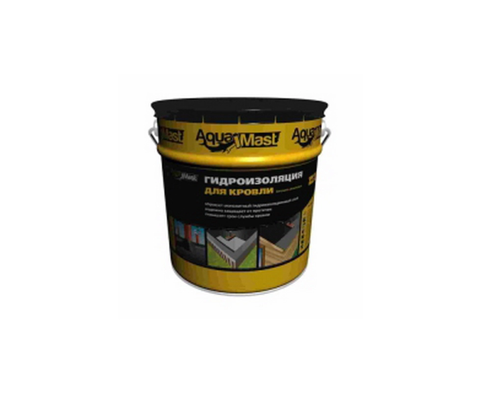 Купить Мастика для кровли битумно-резиновая холодная AquaMast 10 кг                                        