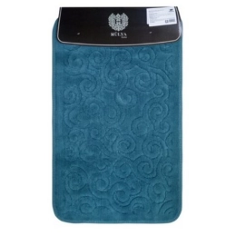 Купить Коврик для ванной HULYA HOME AFINA 50*80 см бирюзовый                                               