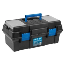 Купить Ящик для инструмента 48.5х24.5х21.5см 19'' пластмассовый с лотком и органайзером ТРЕК                