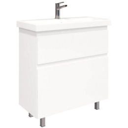 Купить Тумба напольная Laparet Optimum 80 белый глянец                                                     