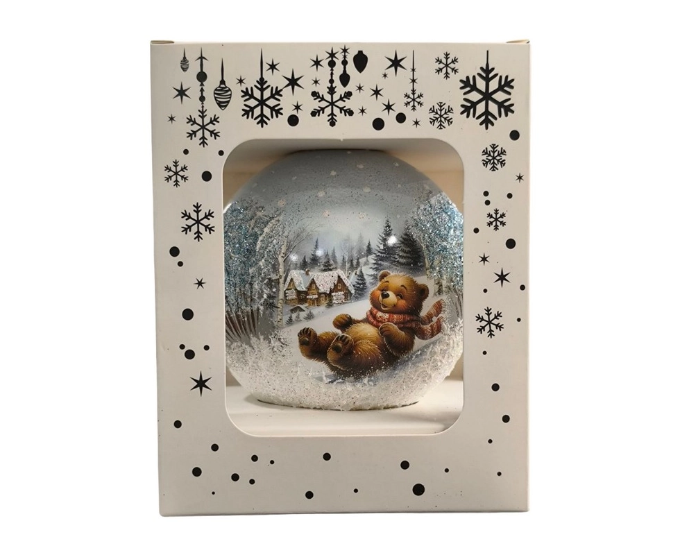 Купить Шар стеклянный новогодний 100 в5 8К0010                                                             