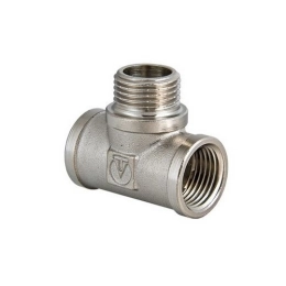 Купить  Тройник с переходом на наружнию резьбу 3/4х1/2х3/4                                                 