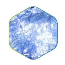 Купить LKB2003-W, Гирлянда/светодиодная/304L дожд зан,2,5*2,5м,16 линий,проз. провод, белый, эф. мерц      