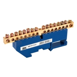 Купить Шины N ''ноль'' на DIN изол ШНИ-6х9-16-Д-С IEK                                                        