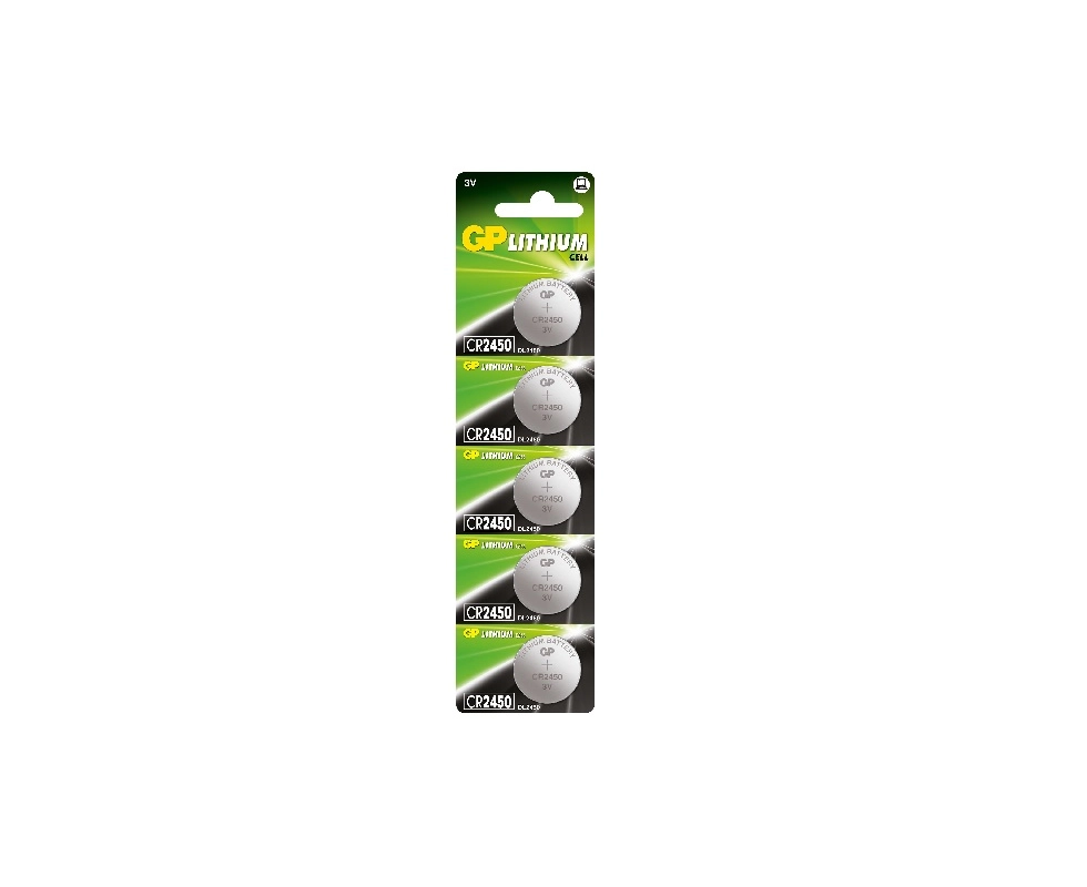 Купить Элемент питания Lithium CR2450 5BP GP                                                               