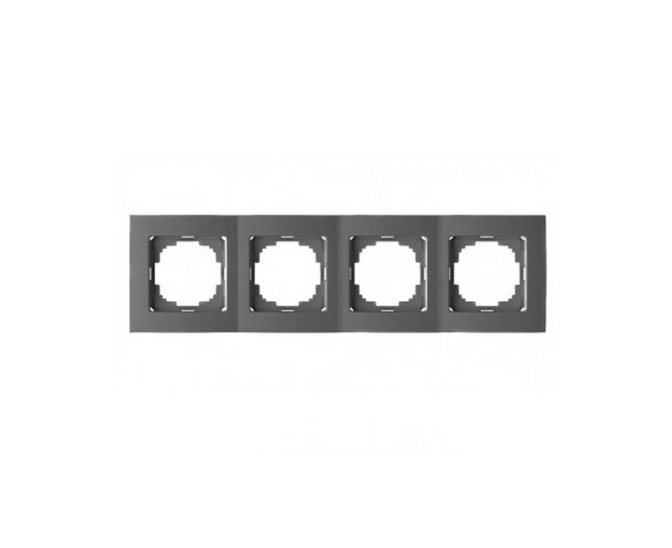 Купить Рамка 4-местн. Антрацит TOURAN 24160094                                                             