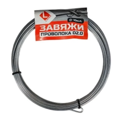 Купить Проволока оцинкованная вязальная ЗАВЯЖИ 2ммх10м.п. LIHTAR                                           