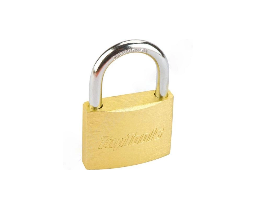 Купить Замок висячий чугунный 50мм 2 ключа TopTools                                                        