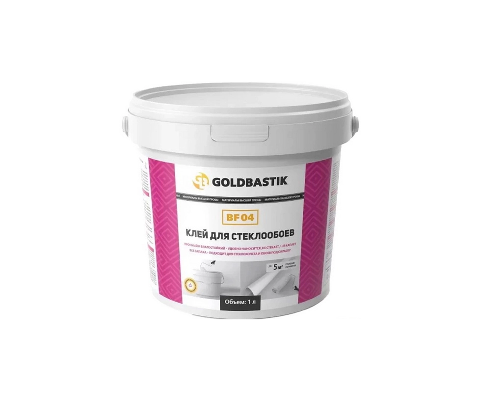 Купить Клей для стеклообоев GOLDBASTIK BF 04, 1л                                                           