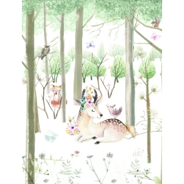 Купить Фотообои Сказочный лес размер 2,06 * 2,70 Сюжет В213 АРТ-ОБОИ                                       