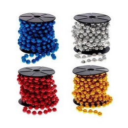 Купить Бусы для елки диаметр 6мм длина 12м 033096                                                          