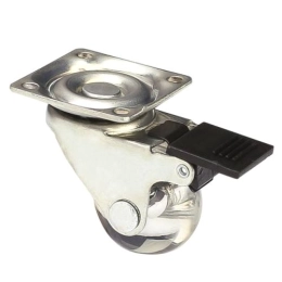 Купить Колесо мебельное D35 мм поворотная площадка с фиксатором STARFIX SMF-18012                          