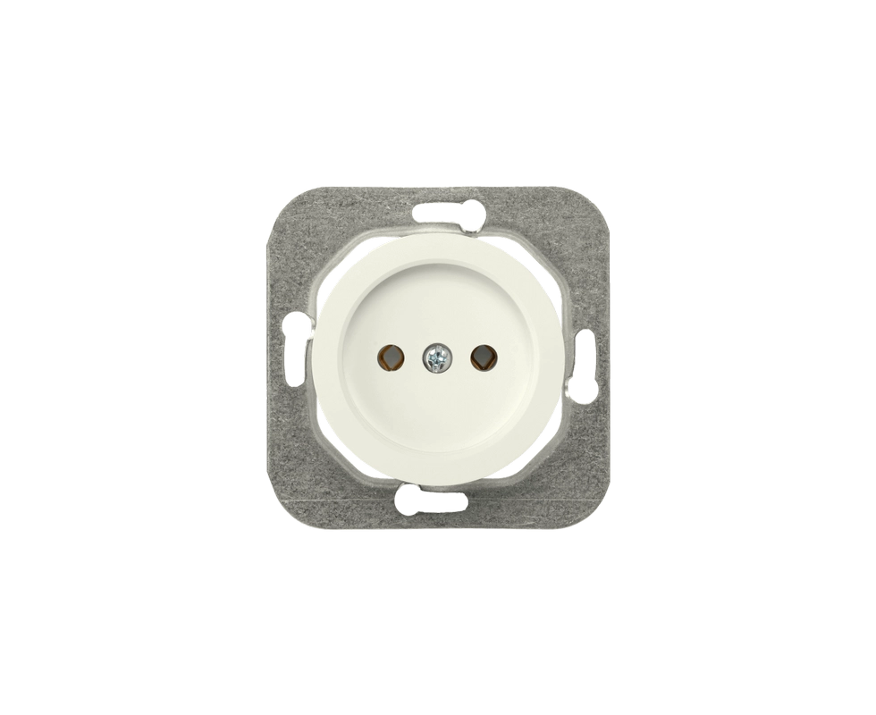Купить Розетка без заземления бежевая РС16-1401                                                            