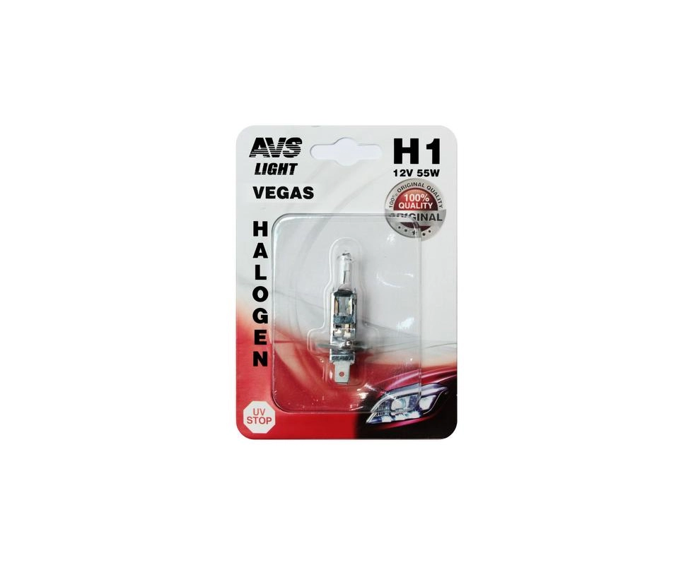 Купить Лампа галогенная AVS Vegas H1 12V 55W                                                               
