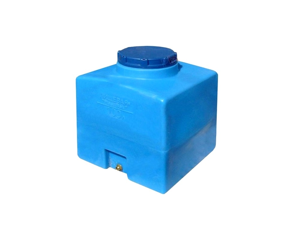 Купить Емкость квадратная 100л синяя                                                                       