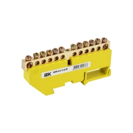 Купить Шина РЕ на DIN изоляторе ШНИ-6х9-12-Д-Ж ИЭК                                                         