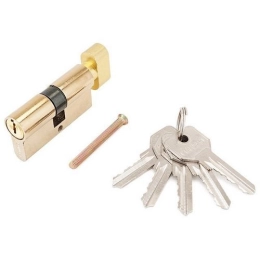 Купить Евроцилиндр с вертушкой Стандарт Z.I.60 мм золото                                                   