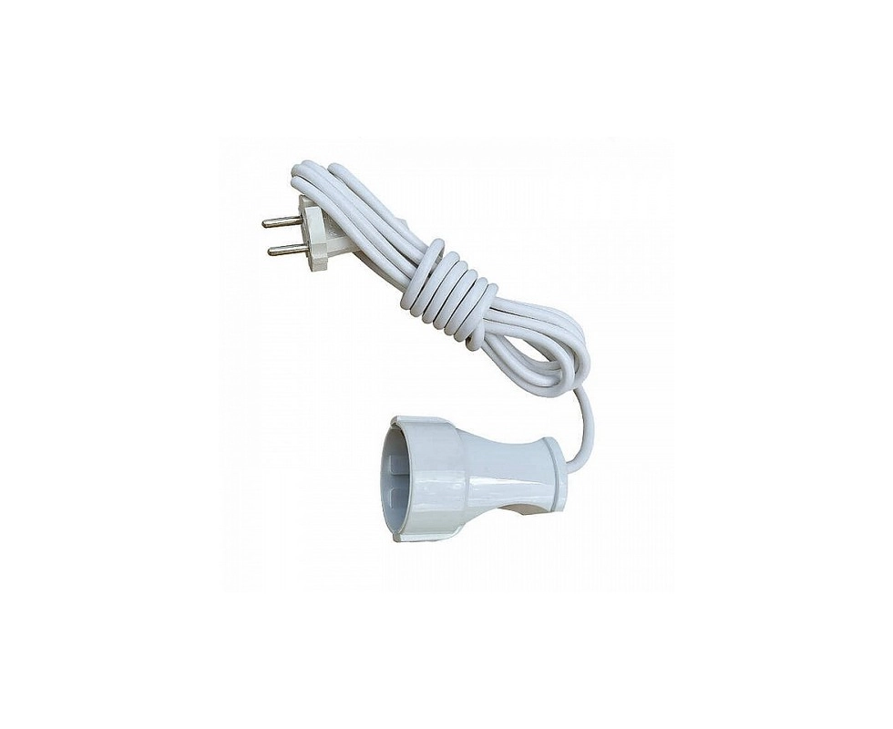 Купить Удлинитель 1гн 5м с/з белый, 527-000205-922 EL-BI Myra                                              