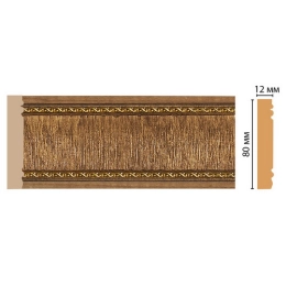 Купить Молдинг DECOMASTER 150-3ДМ (80*12*2400 мм)                                                          