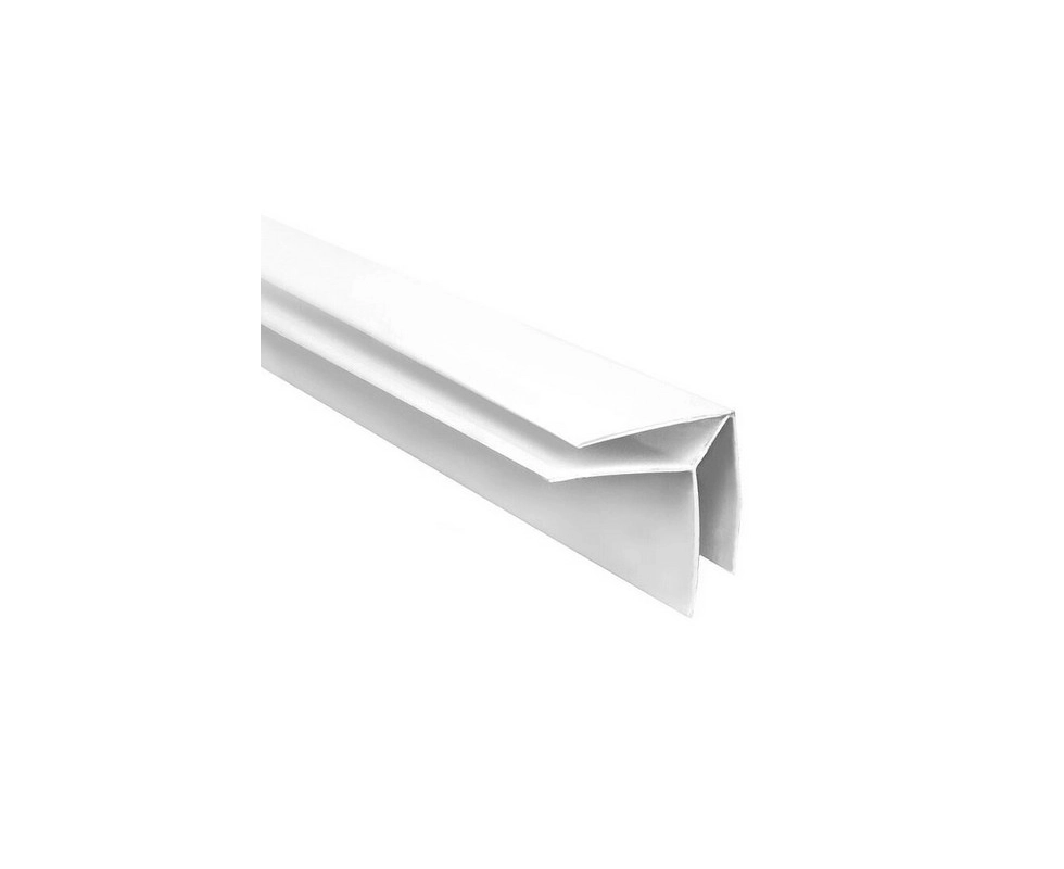 Купить Угол наружный для панелей 8х3000мм Идеал Ламини Белый глянцевый                                     