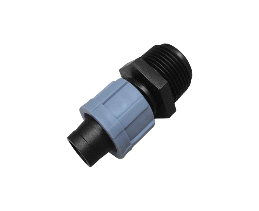 Купить Соединитель переходник для капельной ленты на внешнюю резьбу 3/4'' КП-32                             