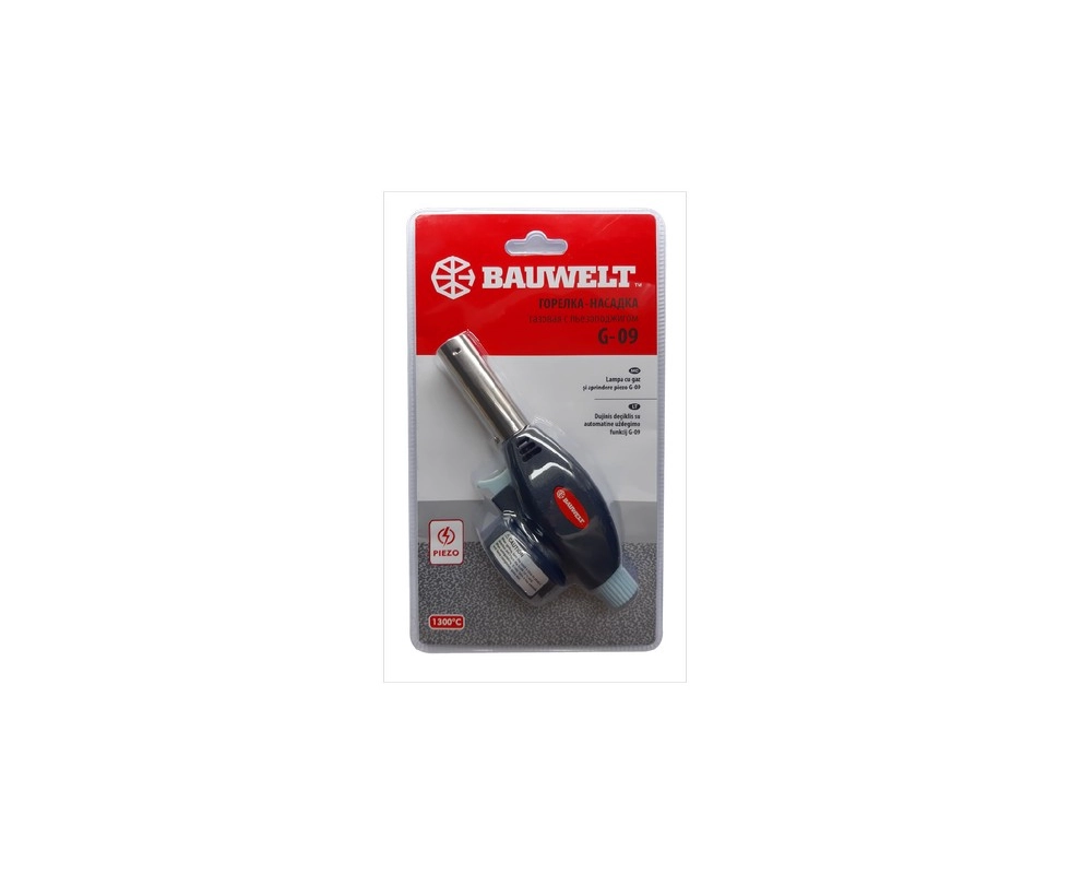 Купить Горелка-насадка газовая с пьезоподжигом G-09 BAUWELT 06010-009010                                   