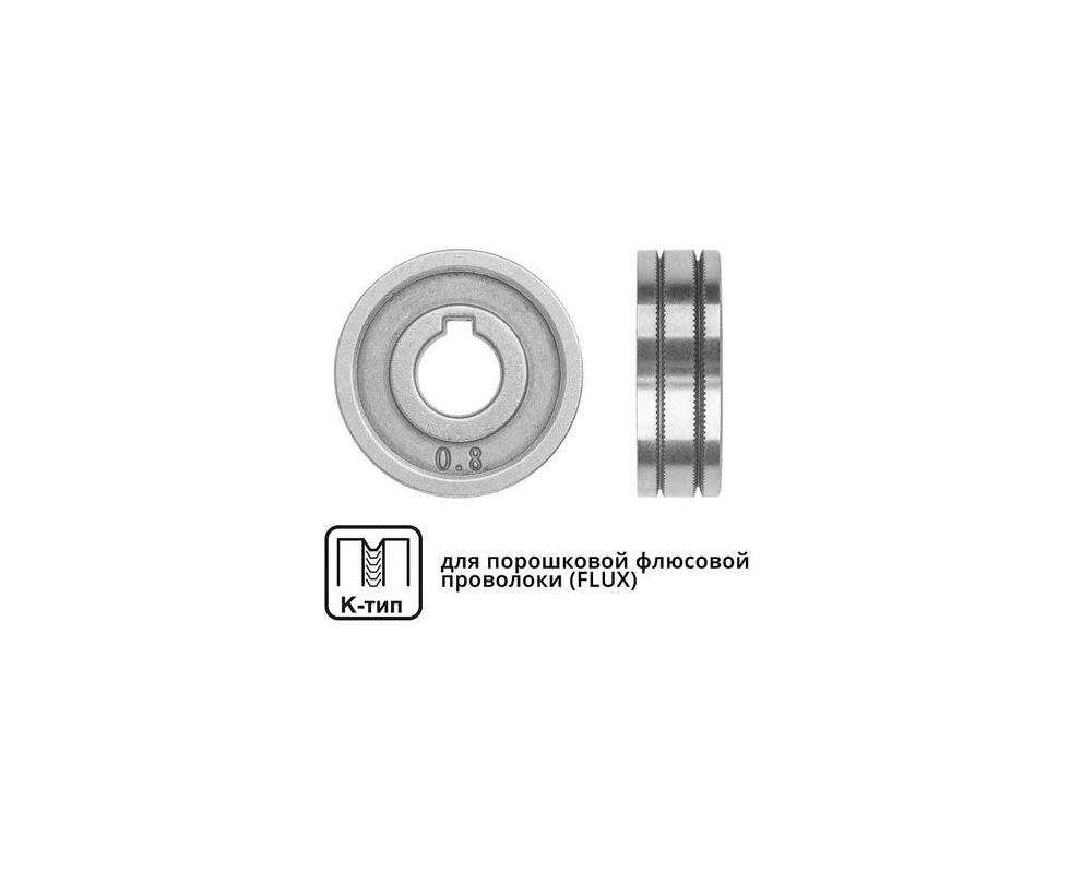 Купить Ролик подающий ф 30/10 мм K- тип SOLARIS WA-2438                                                    