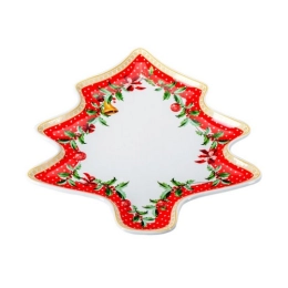 Купить Тарелка фарфоровая ''Елка новогодняя'' 23 см арт. RN10228-Z145                                        