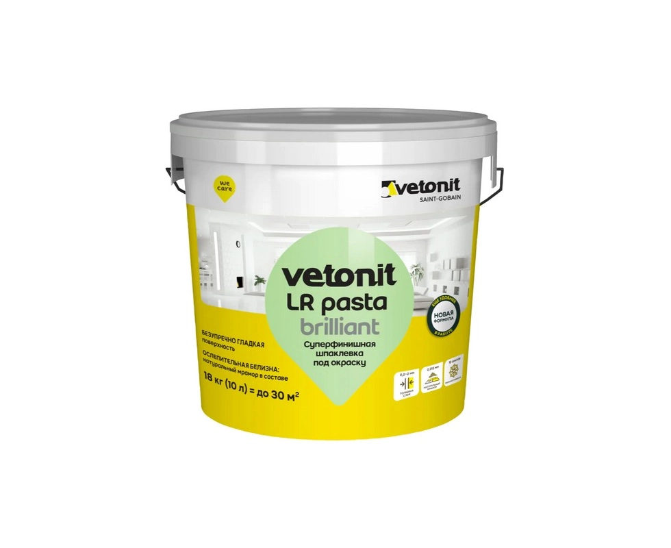 Купить 1024529 vetonit LR pasta brilliant 18 kg                                                            