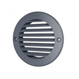 Купить Решетка вентиляционная круглая с фланцем D125 мм серая ERA 12РКНсер                                 