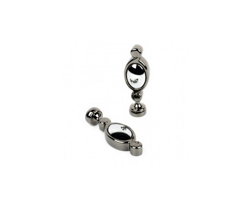 Купить Комплект из 2-х наконечников Дуо арт. СН-19-129-31 чёрный никель, Китай                             