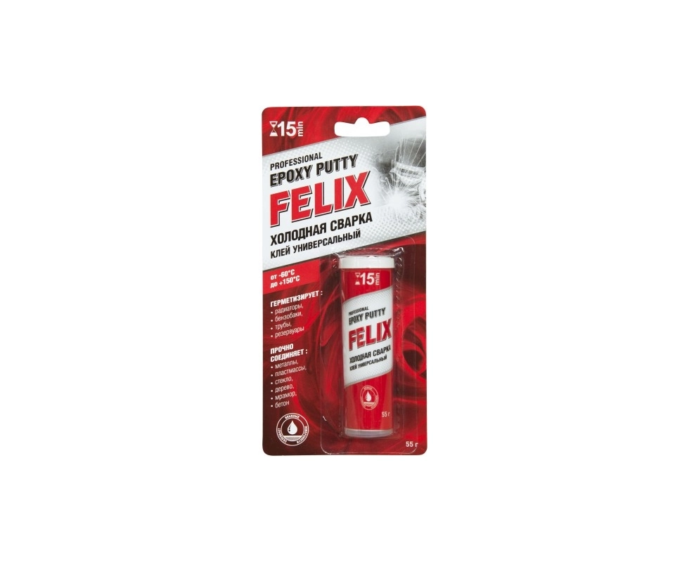 Купить Клей универсальный холодная сварка FELIX 55г                                                        
