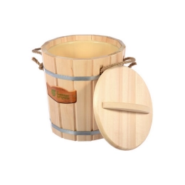 Купить Ведро с крышкой 10л липа Банные штучки 3710                                                         