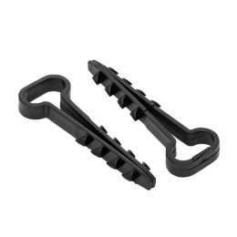 Купить Дюбель-хомут (6*12мм) для плоского кабеля черный (10шт) EKF PROxima                                 