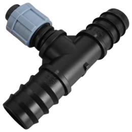 Купить Соединитель двух шлангов 16мм и капельной ленты КП-2С                                               