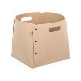 Купить Корзина для хранения из фетра 30х30х30см  27литров бежевая                                          