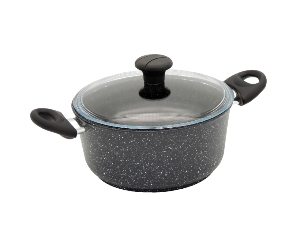 Купить Кастрюля 2л со стеклянной крышкой Гранит G07 2.0G                                                   