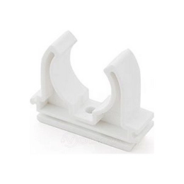 Купить Клипса опора для труб ПП d 20, белый РосТурПласт 10723                                              